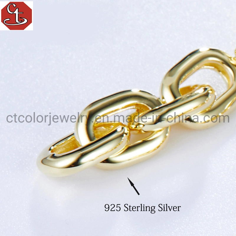 Wholesale Customized Design High Quality 925 Silver or Brass Plated 18K